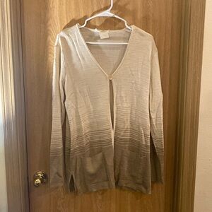 Escada Margetha Ley Beige Ombre Cardigan - European Size 40 (Size 8 US) $25